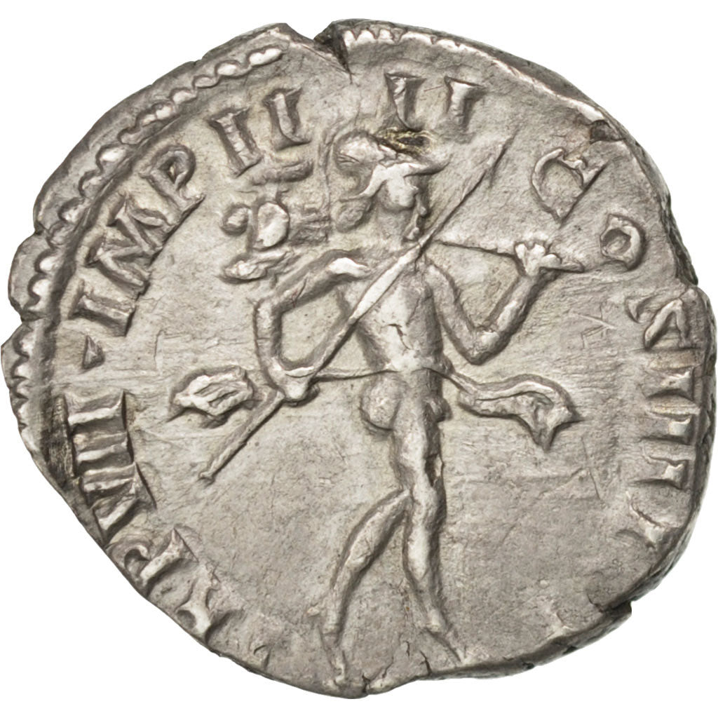 Commodus, Denarius, AU(50-53), Silver, RIC #25, 2.47