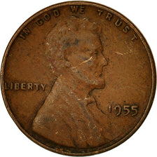 Münze, Vereinigte Staaten, Lincoln Cent, Cent, 1955, U.S. Mint, Philadelphia