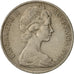 Moneda, Australia, Elizabeth II, 20 Cents, 1975, MBC, Cobre - níquel, KM:66