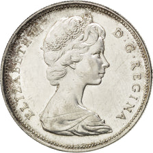 Coin, Canada, Elizabeth II, Dollar, 1966, Ottawa, AU(50-53), Silver, KM:64.1