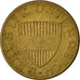 Moneta, Austria, 50 Groschen, 1974, EF(40-45), Aluminium-Brąz, KM:2885