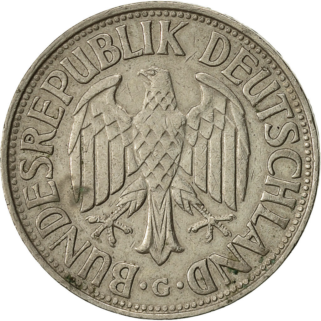 Monnaie, République fédérale allemande, Mark, 1959, Karlsruhe, TTB+