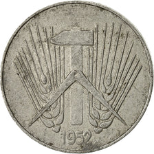Coin, GERMAN-DEMOCRATIC REPUBLIC, 10 Pfennig, 1952, Muldenhütten, EF(40-45)