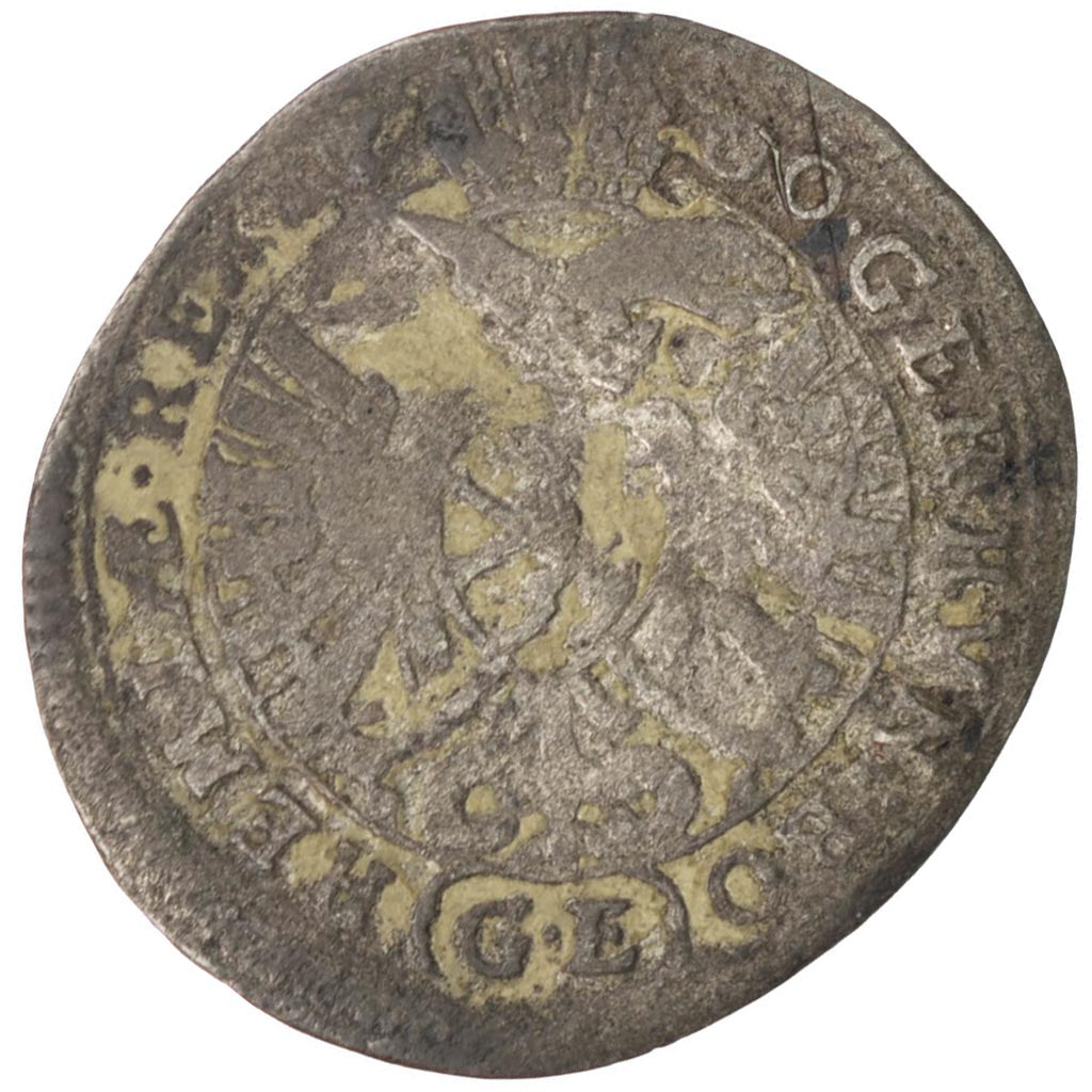 Austria, 3 Kreuzer, 1700, Prague, F(12-15), Silver, 1.18