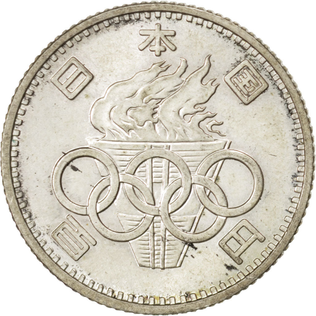 JAPAN, 100 Yen, 1964, KM #79, MS(60-62), Silver, 22.5, 4.79