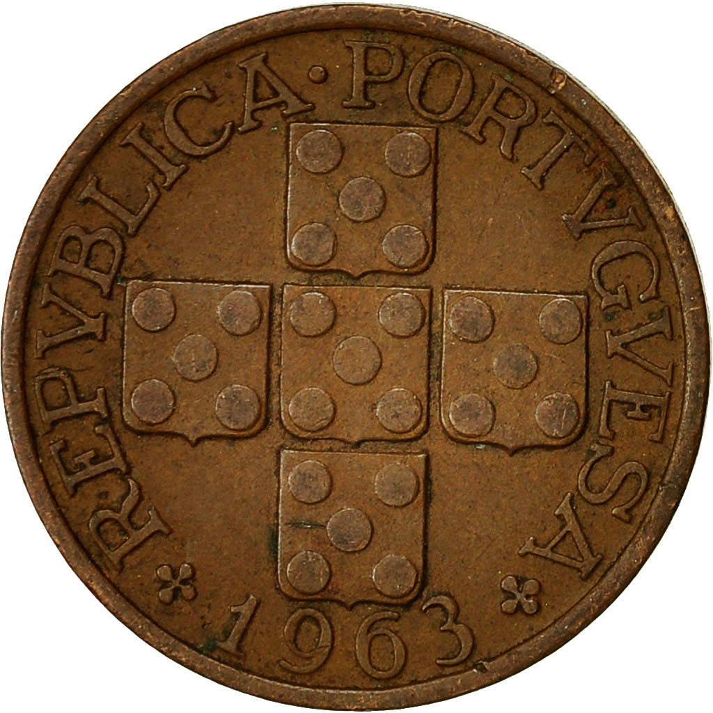 Münze, Portugal, 20 Centavos, 1963, SS, Bronze, KM:584