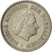 Monnaie, Pays-Bas, Juliana, 25 Cents, 1954, TTB, Nickel, KM:183
