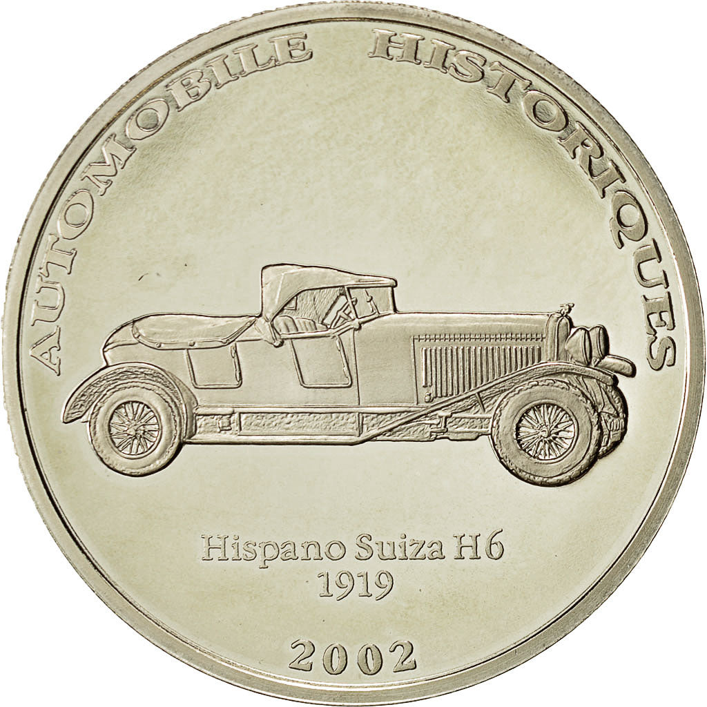Moneta, CONGO, REPUBBLICA DEMOCRATICA DEL, 10 Francs, 2002, FDC, Rame-nichel