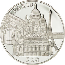 Coin, Liberia, 20 Dollars, Paris, 2000, MS(65-70), Silver