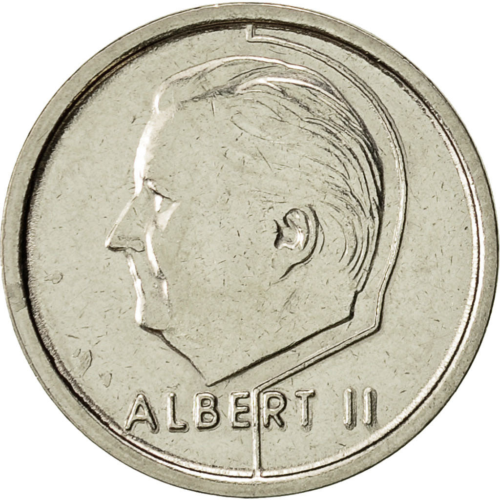 Monnaie, Belgique, Albert II, Franc, 1994, Bruxelles, TTB, Nickel Plated Iron