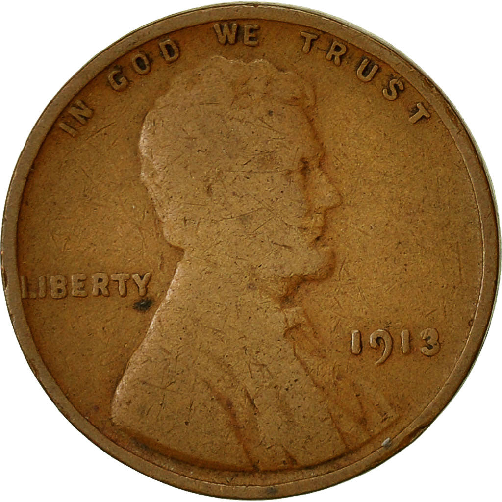 Moneta, Stati Uniti, Lincoln Cent, Cent, 1913, U.S. Mint, Philadelphia, MB