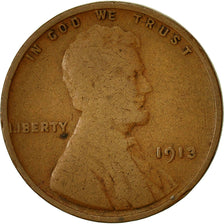 Moneta, Stati Uniti, Lincoln Cent, Cent, 1913, U.S. Mint, Philadelphia, MB