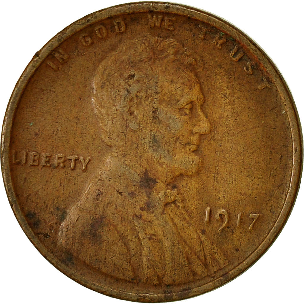 Münze, Vereinigte Staaten, Lincoln Cent, Cent, 1917, U.S. Mint, Philadelphia