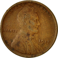 Münze, Vereinigte Staaten, Lincoln Cent, Cent, 1917, U.S. Mint, Philadelphia