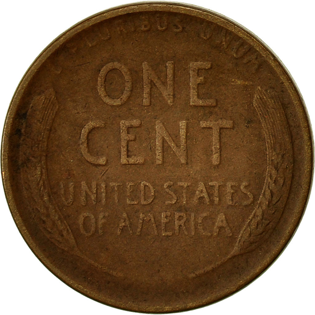 Moneta, Stati Uniti, Lincoln Cent, Cent, 1919, U.S. Mint, San Francisco, MB+