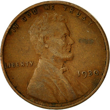 Coin, United States, Lincoln Cent, Cent, 1930, U.S. Mint, Philadelphia
