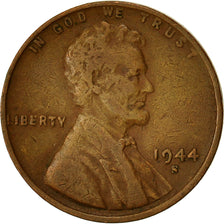 Moneta, Stati Uniti, Lincoln Cent, Cent, 1944, U.S. Mint, San Francisco, MB