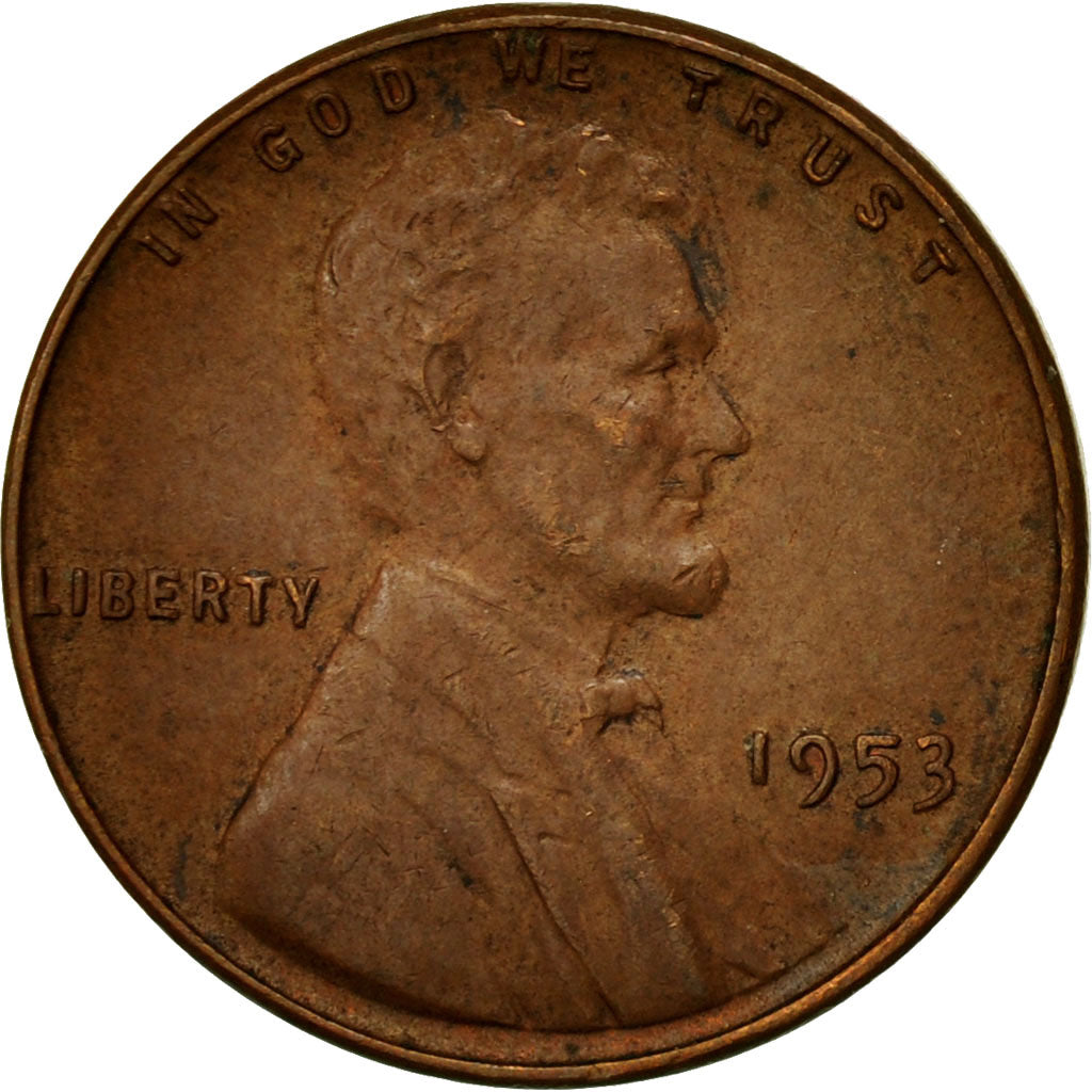 Münze, Vereinigte Staaten, Lincoln Cent, Cent, 1953, U.S. Mint, Philadelphia