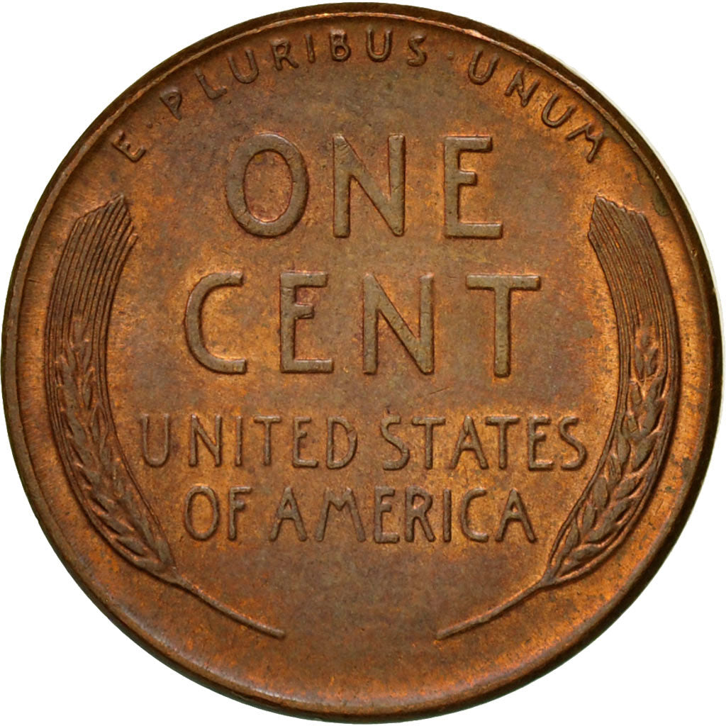 Monnaie, États-Unis, Lincoln Cent, Cent, 1957, U.S. Mint, Denver, TTB, Laiton