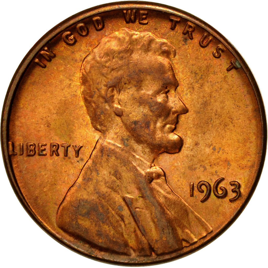 Moneta, Stati Uniti, Lincoln Cent, Cent, 1963, U.S. Mint, Philadelphia, BB