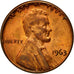 Moneta, Stati Uniti, Lincoln Cent, Cent, 1963, U.S. Mint, Philadelphia, BB
