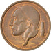 BELGIUM, 50 Centimes, 1955, KM #144, MS(63), Bronze, 19, 2.80