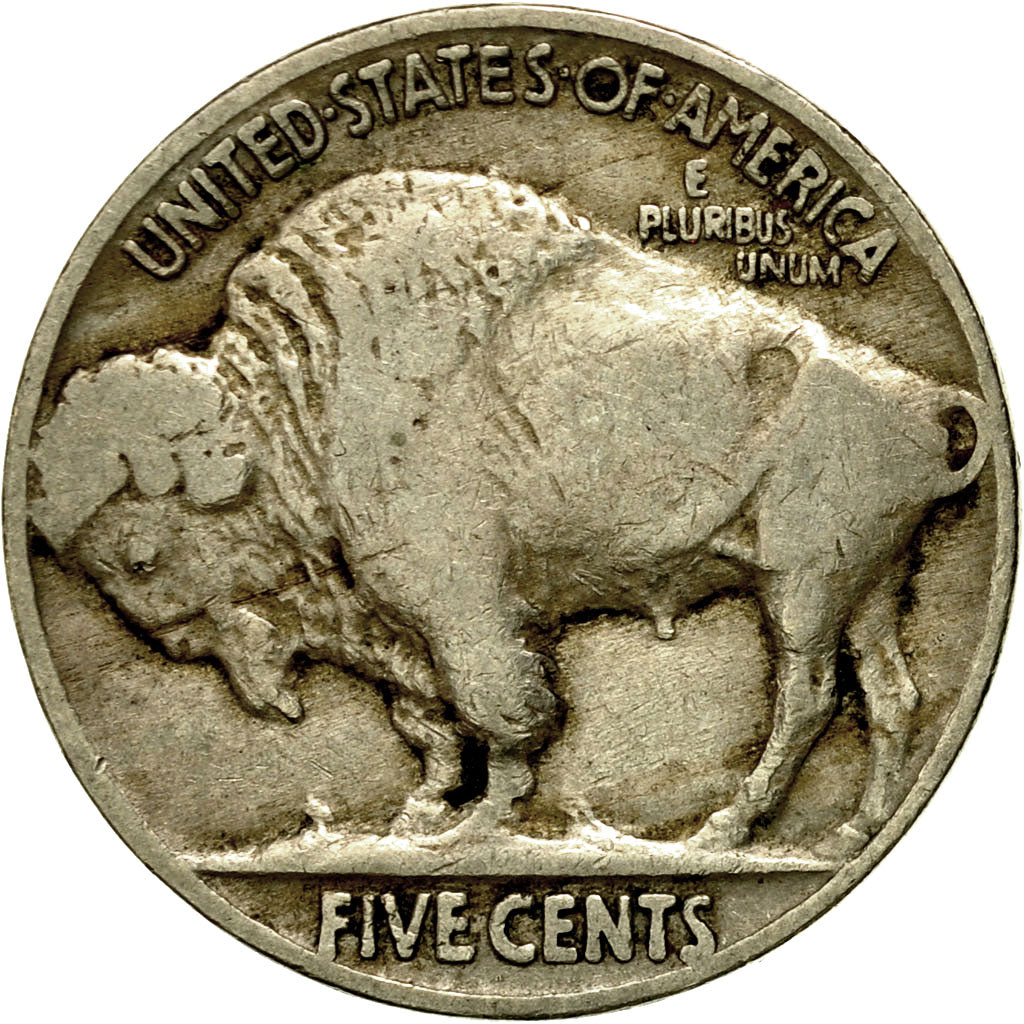 Coin, United States, Buffalo Nickel, 5 Cents, 1930, U.S. Mint, Philadelphia