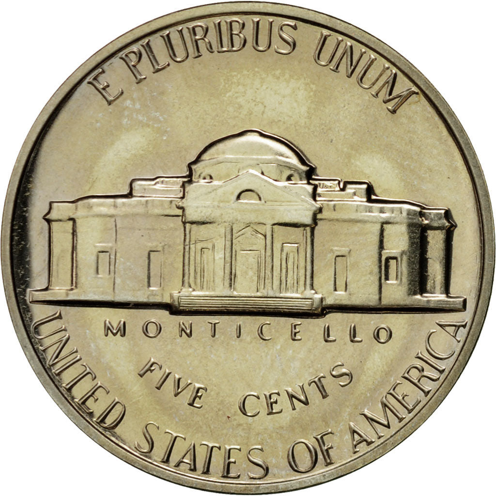 Moneta, Stati Uniti, Jefferson Nickel, 5 Cents, 1968, U.S. Mint, San Francisco