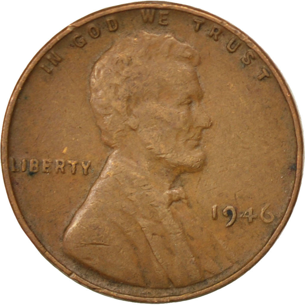 Coin, United States, Lincoln Cent, Cent, 1946, U.S. Mint, Philadelphia