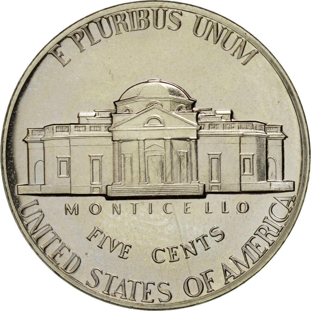 Moneda, Estados Unidos, Jefferson Nickel, 5 Cents, 1971, U.S. Mint, San