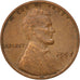 UNITED STATES, Lincoln Cent, Cent, 1957, U.S. Mint, KM #A132, AU(50-53), Brass,.