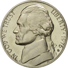 Monnaie, États-Unis, Jefferson Nickel, 5 Cents, 1976, U.S. Mint, San Francisco