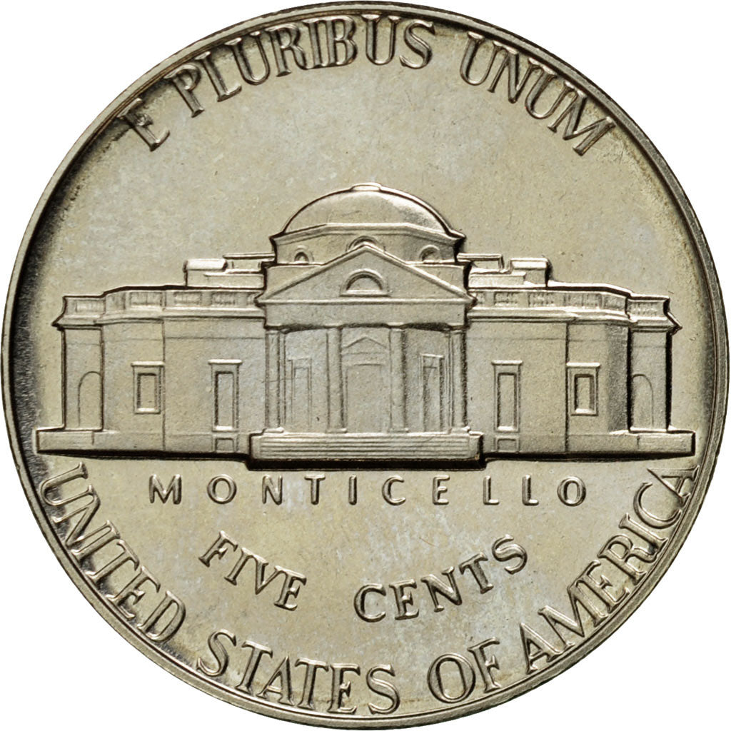 Monnaie, États-Unis, Jefferson Nickel, 5 Cents, 1976, U.S. Mint, San Francisco