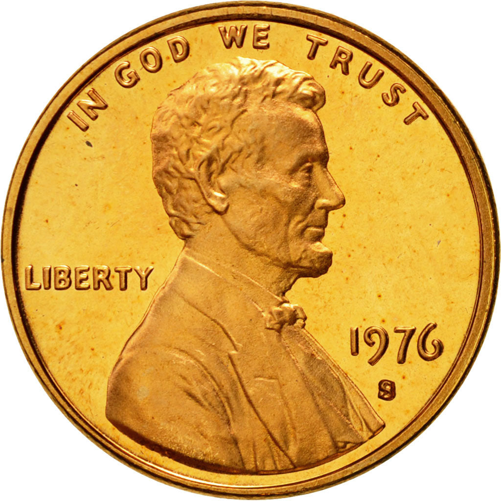 Moneta, Stati Uniti, Lincoln Cent, Cent, 1976, U.S. Mint, San Francisco, SPL-