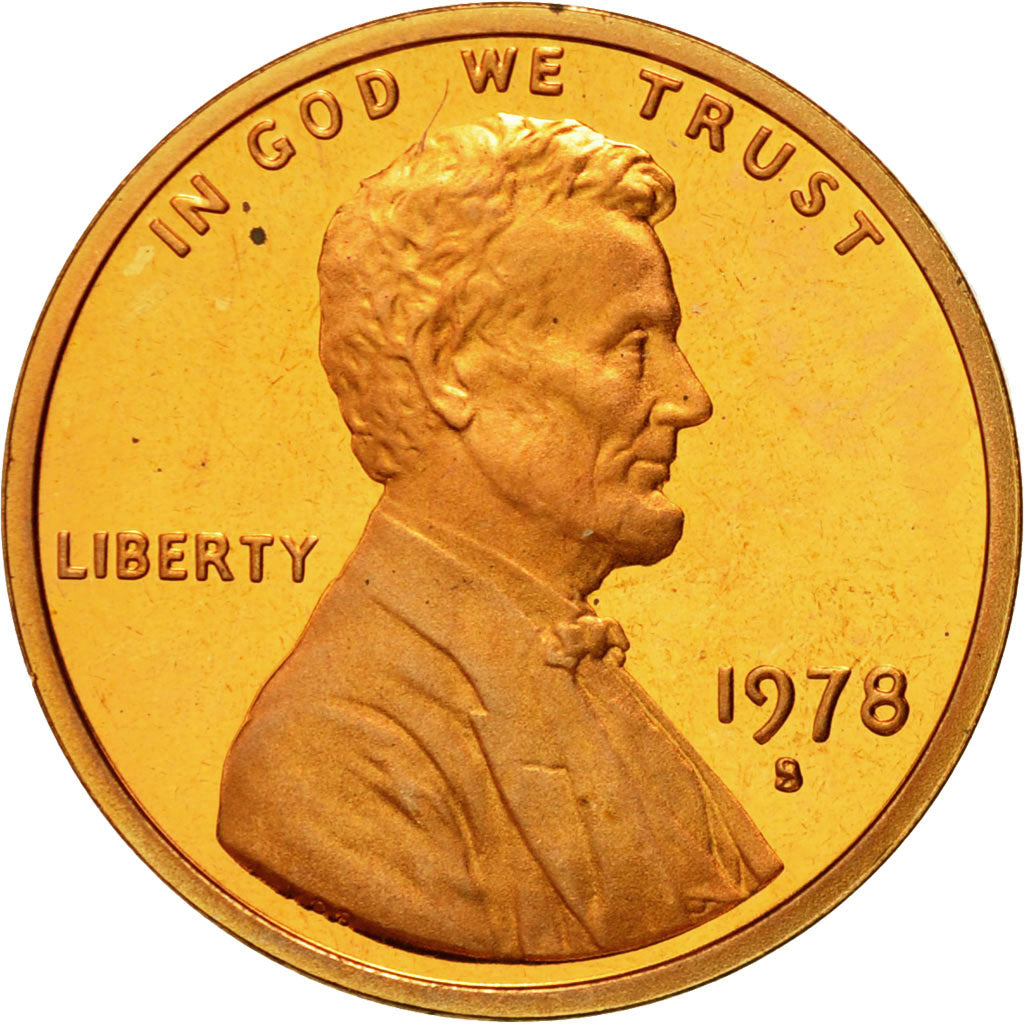 Moneta, Stati Uniti, Lincoln Cent, Cent, 1978, U.S. Mint, San Francisco, SPL