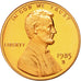 Coin, United States, Lincoln Cent, Cent, 1985, U.S. Mint, San Francisco, MS(63)