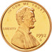 Moneta, Stati Uniti, Lincoln Cent, Cent, 1992, U.S. Mint, San Francisco, SPL