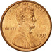 Münze, Vereinigte Staaten, Lincoln Cent, Cent, 1993, U.S. Mint, Philadelphia