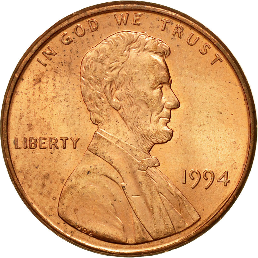 Moneta, Stati Uniti, Lincoln Cent, Cent, 1994, U.S. Mint, Philadelphia, BB+