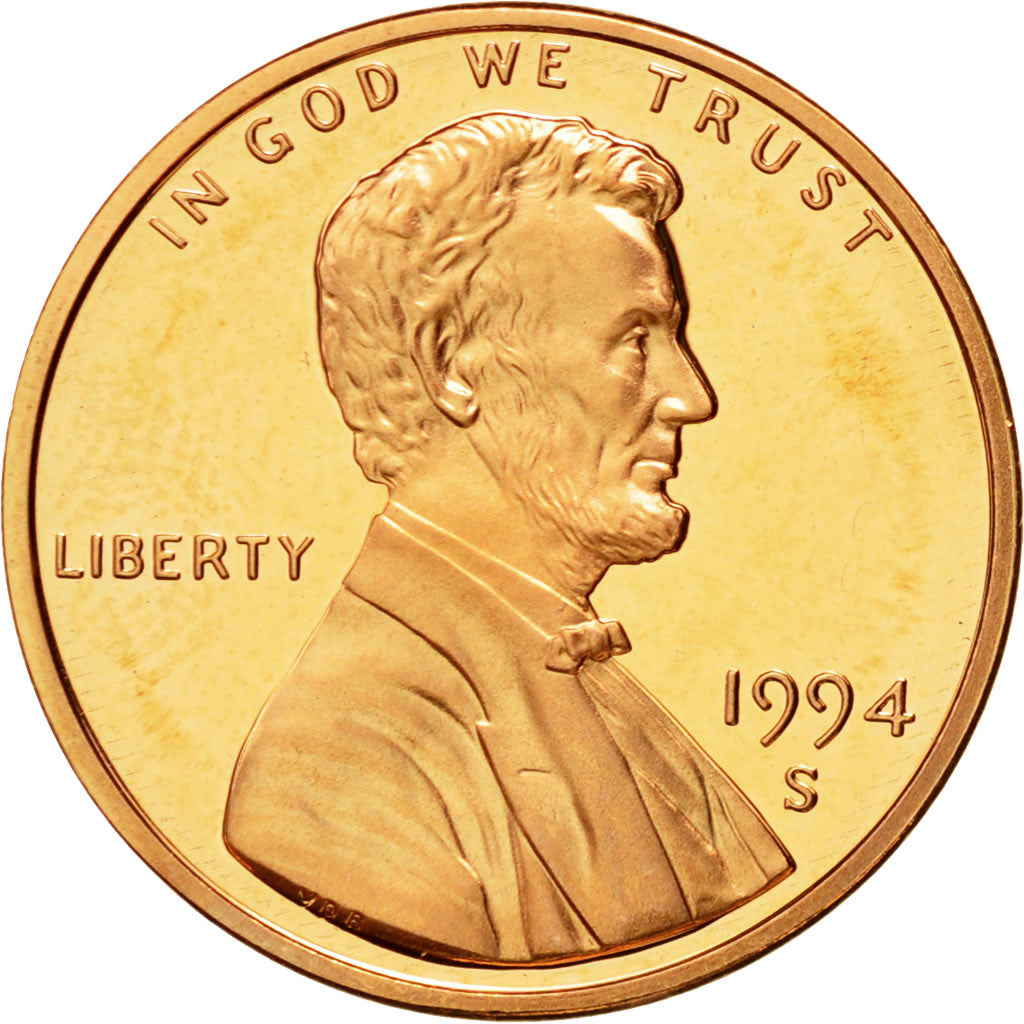 Moneta, Stati Uniti, Lincoln Cent, Cent, 1994, U.S. Mint, San Francisco, SPL