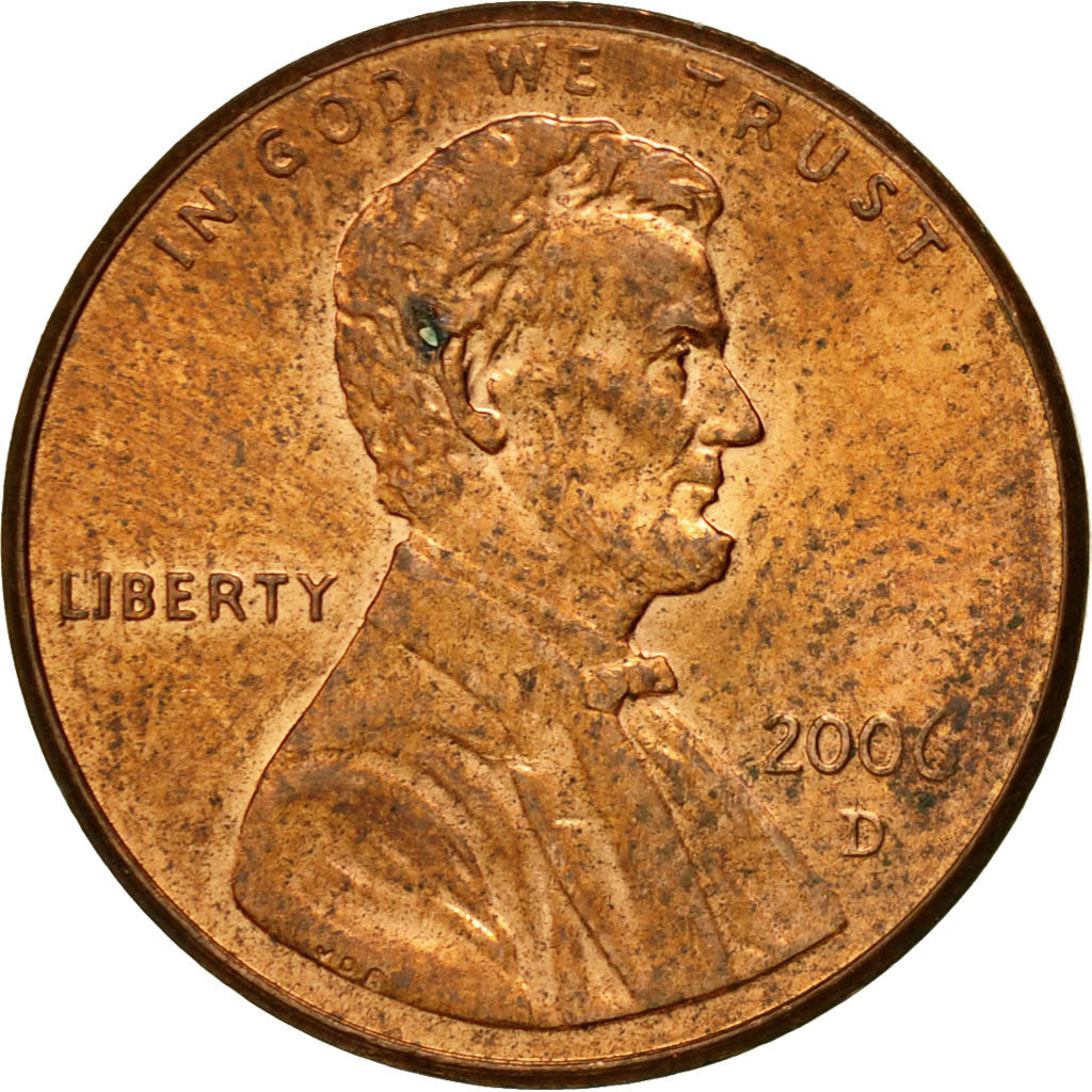 Moneta, Stati Uniti, Lincoln Cent, Cent, 2006, U.S. Mint, Denver, BB, Zinco