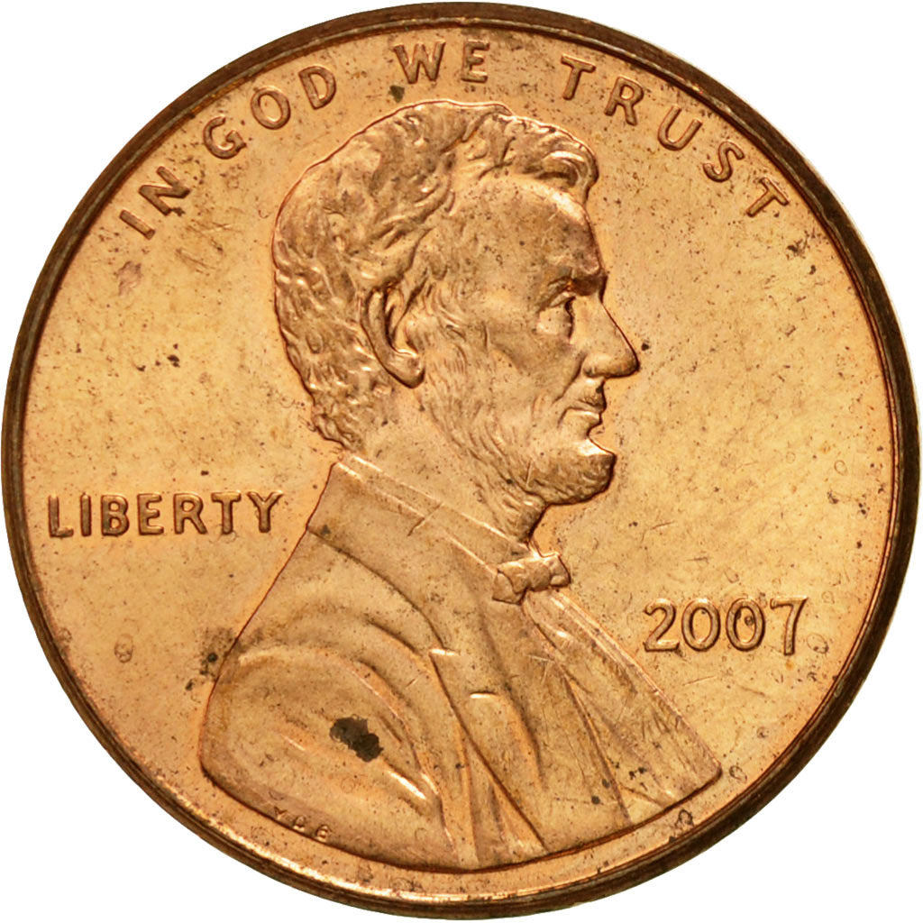Moneta, Stati Uniti, Lincoln Cent, Cent, 2007, U.S. Mint, Philadelphia, SPL-