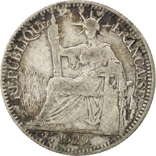 Indocina francese, 10 Cents, 1929, Paris, MB, Argento, KM:16.1, Lecompte:169