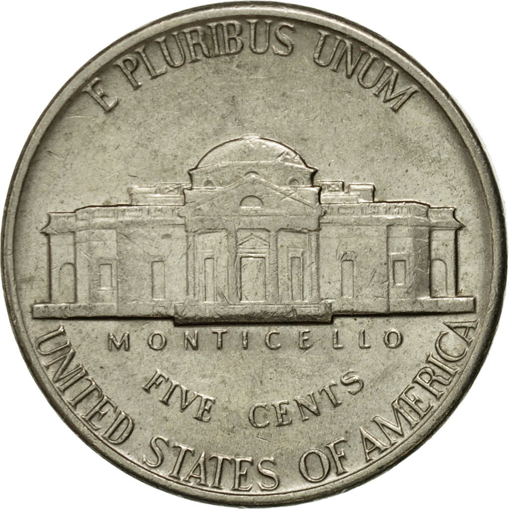 Coin, United States, Jefferson Nickel, 5 Cents, 1979, U.S. Mint, Denver