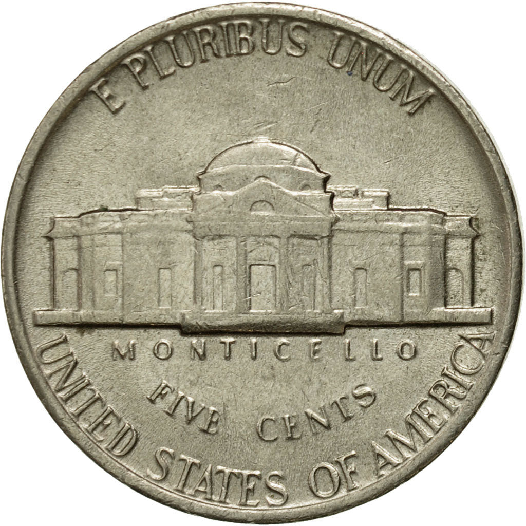 Coin, United States, Jefferson Nickel, 5 Cents, 1981, U.S. Mint, Philadelphia