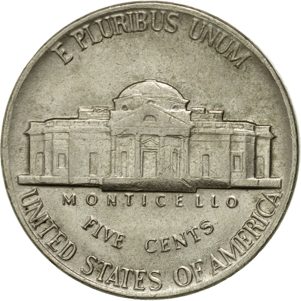 Coin, United States, Jefferson Nickel, 5 Cents, 1982, U.S. Mint, Denver