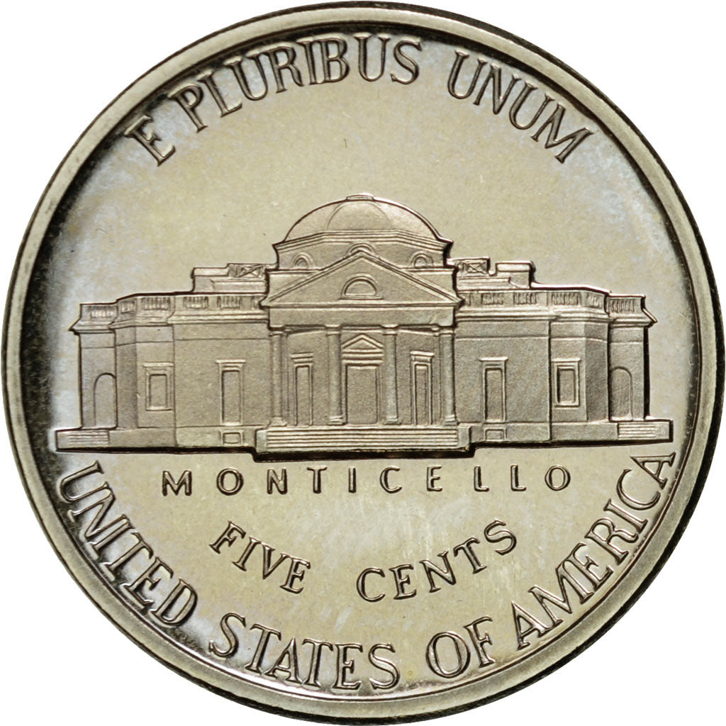 Coin, United States, Jefferson Nickel, 5 Cents, 1983, U.S. Mint, San Francisco