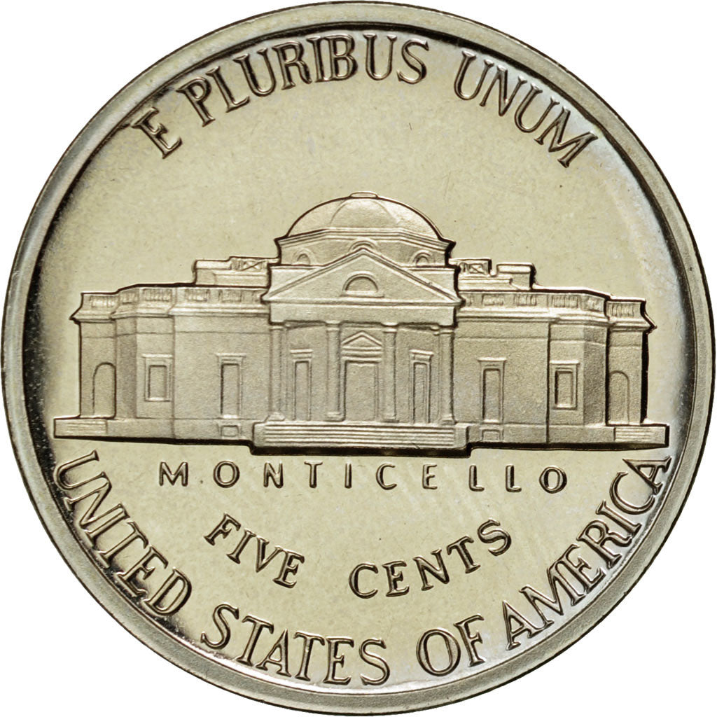 Coin, United States, Jefferson Nickel, 5 Cents, 1984, U.S. Mint, San Francisco