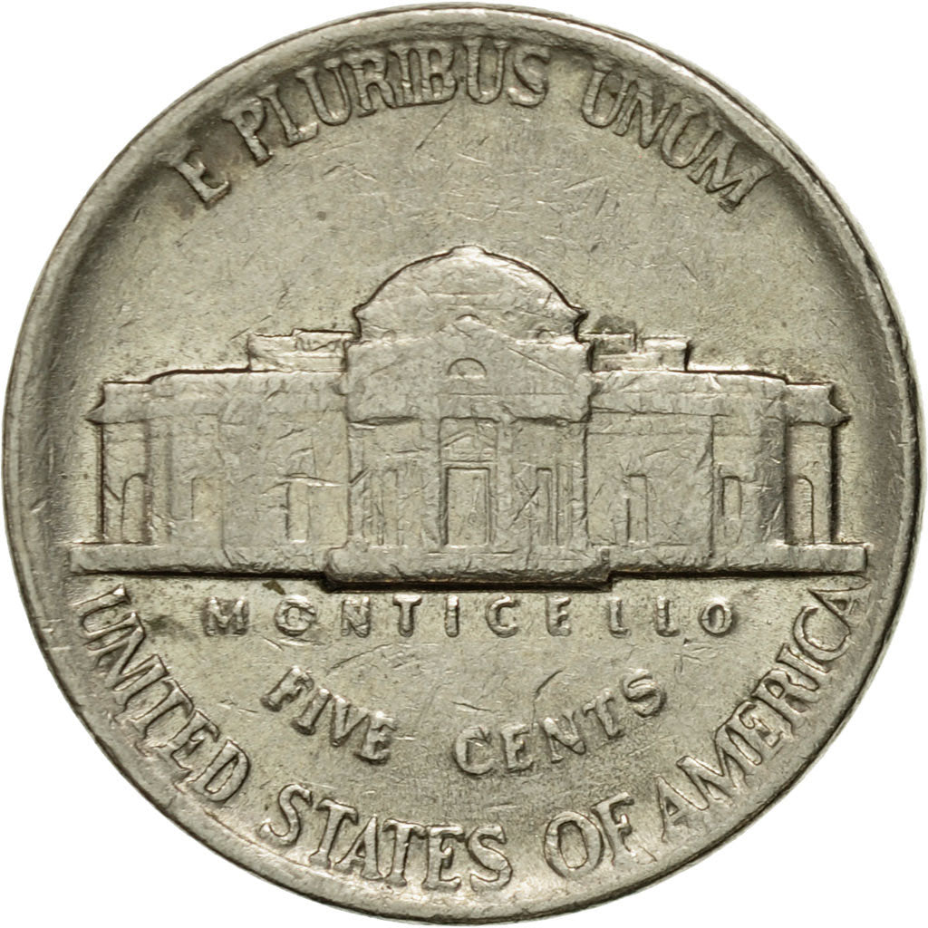 Moneda, Estados Unidos, Jefferson Nickel, 5 Cents, 1986, U.S. Mint, Denver, MBC