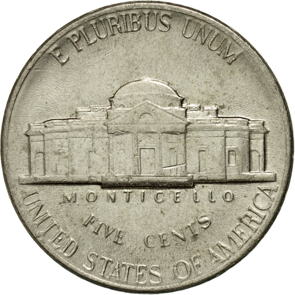 Moneda, Estados Unidos, Jefferson Nickel, 5 Cents, 1991, U.S. Mint